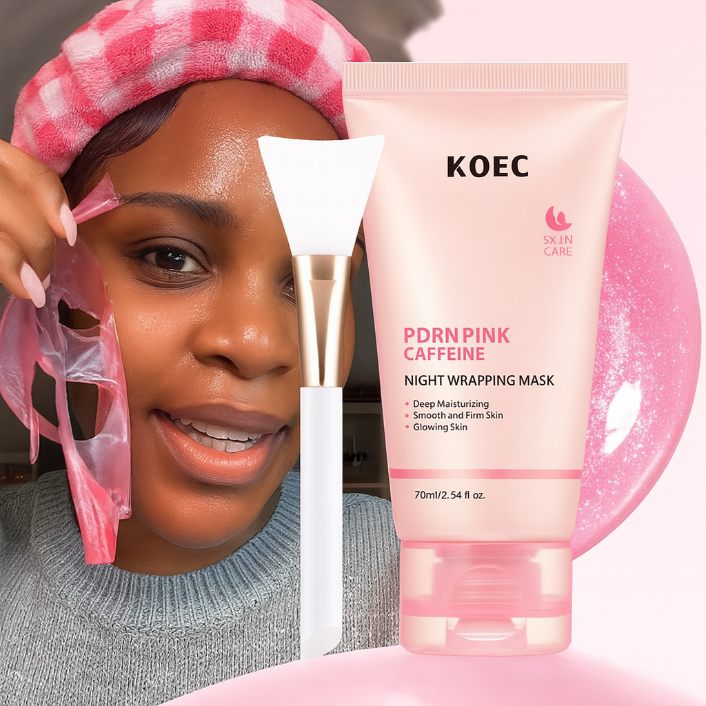 Masque de Nuit PDRN Pink Caffeine – Éclat et Hydratation Profonde pendant votre sommeil CI