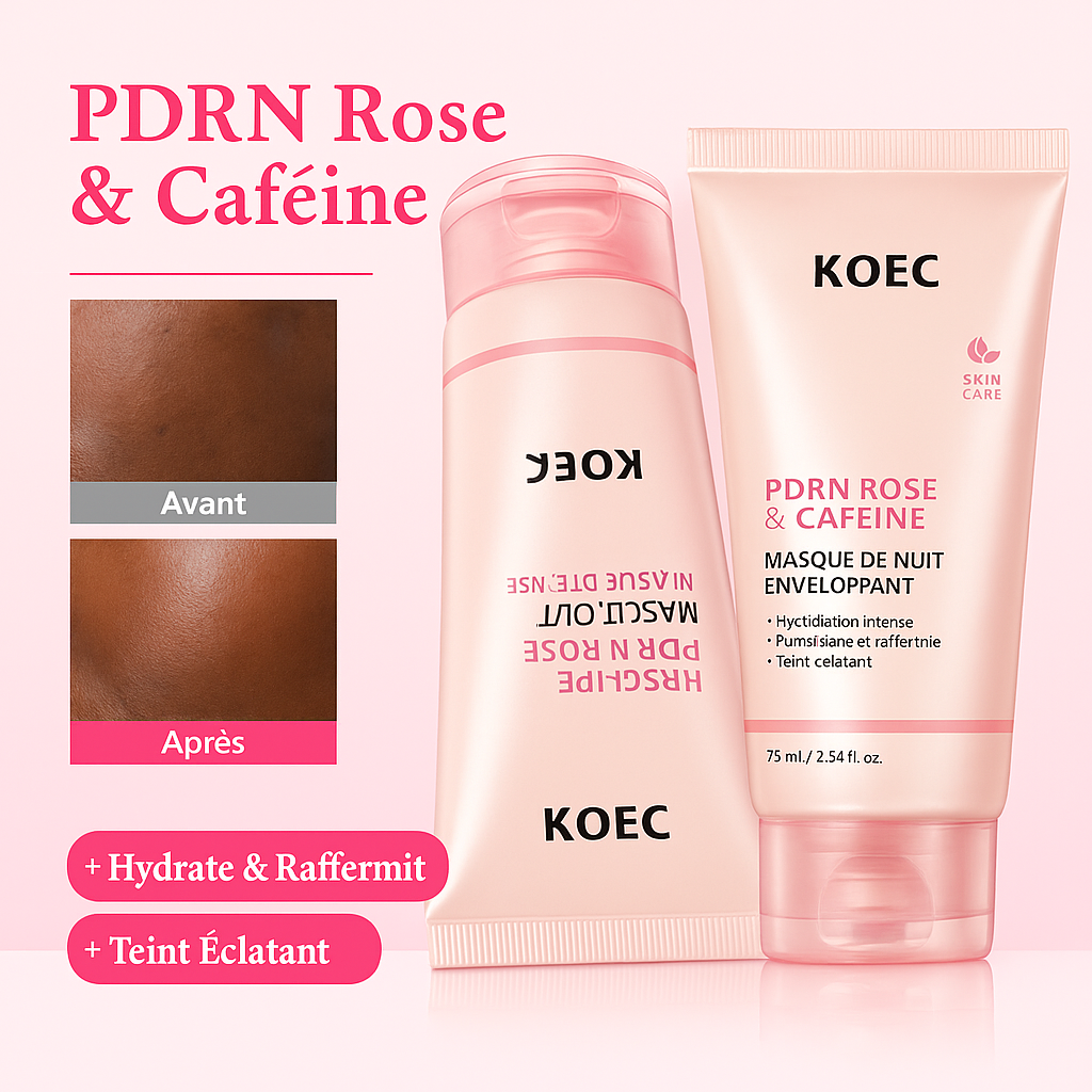 Masque de Nuit PDRN Pink Caffeine – Éclat et Hydratation Profonde pendant votre sommeil CI