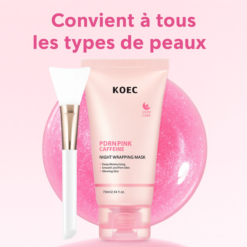 Masque de Nuit PDRN Pink Caffeine – Éclat et Hydratation Profonde pendant votre sommeil CI