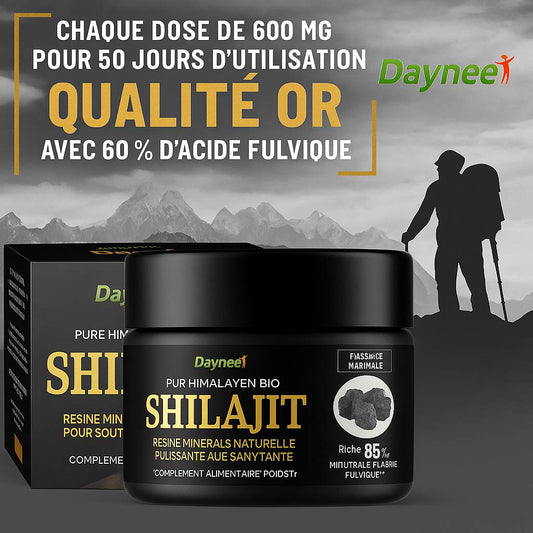 Shilajit Pur de l’Himalaya 50 G – Énergie & Vitalité Naturelles