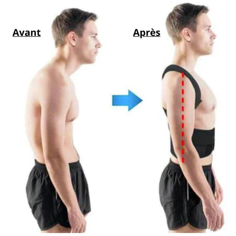 Correcteur de posture – Dos droit et zéro douleur avec Postura™